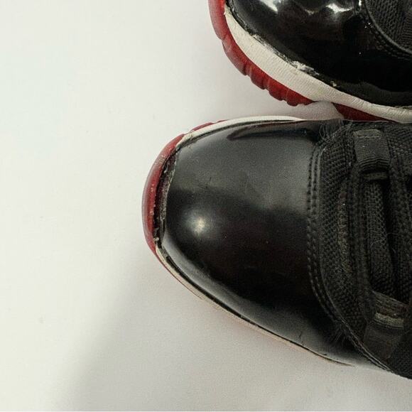 AIR JORDAN MEN BRED RED BLACK WHITE 2012 NIKE RETRO SIZE US 12 378037-010 - Picture 9 of 9